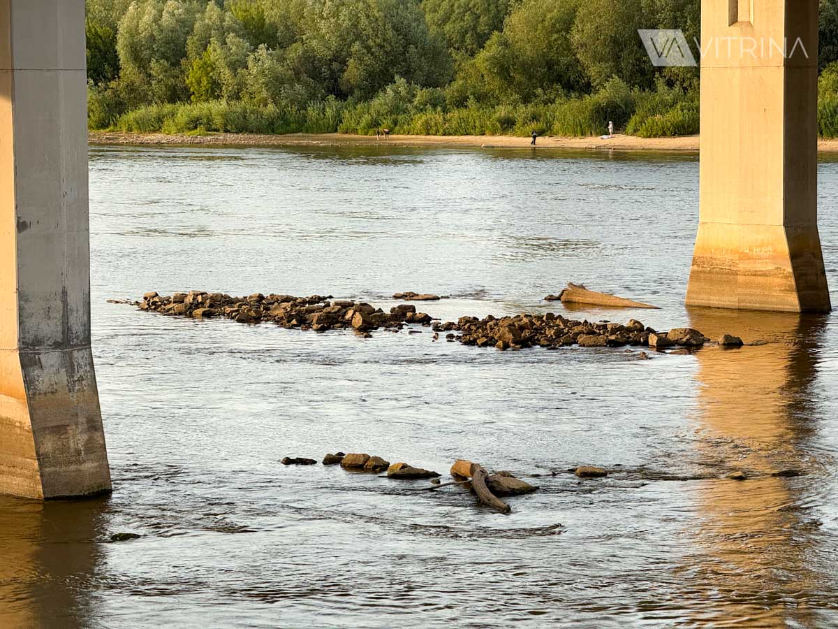 Висла антирекорд уровень воды