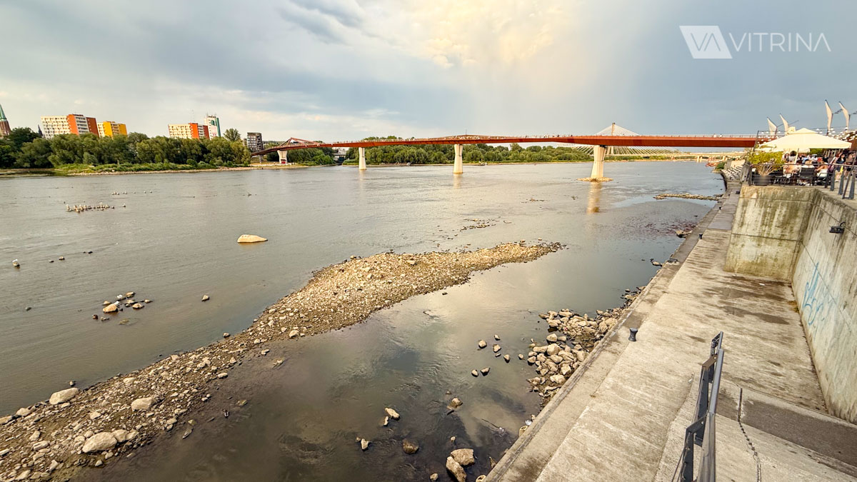 Висла антирекорд уровень воды