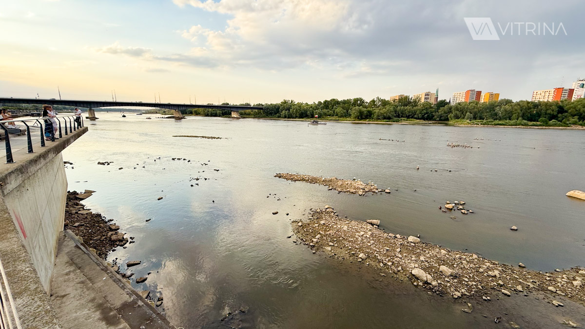 Висла антирекорд уровень воды