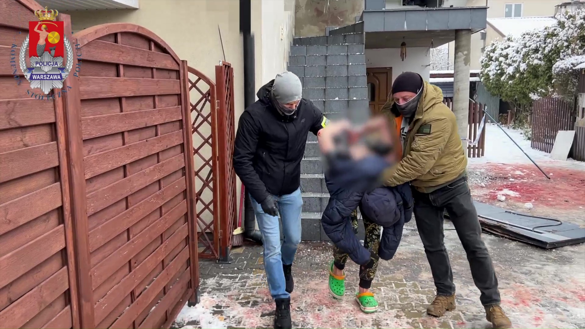 Спецназ в Варшаве - задержание на Таргувке