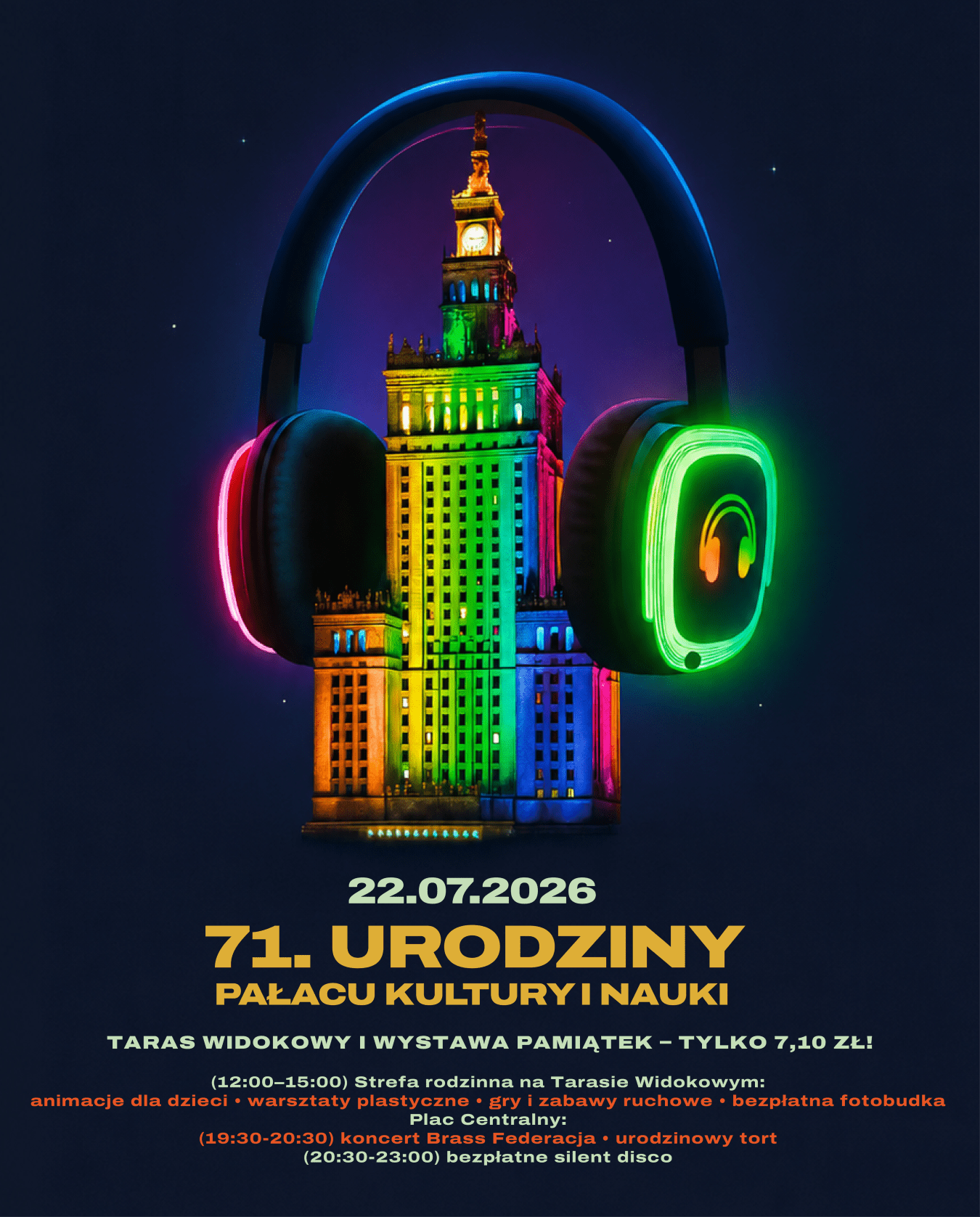 71 urodziny Pałacu Kultury PKiN