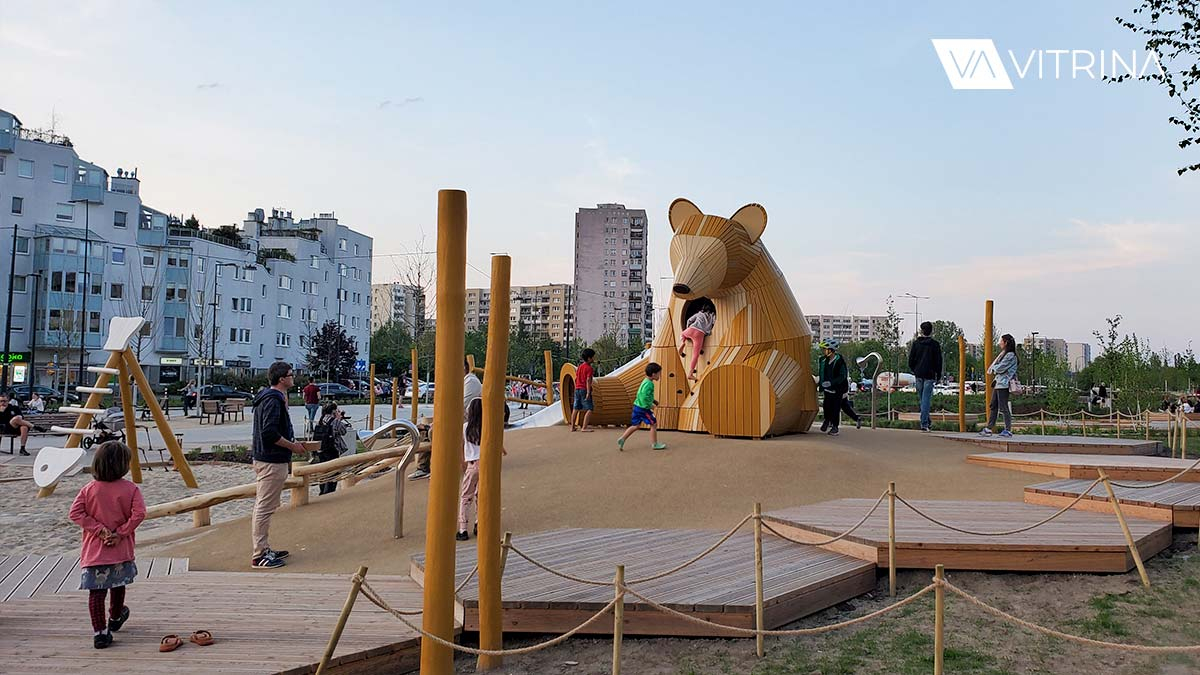 Парк в районе Урсынов