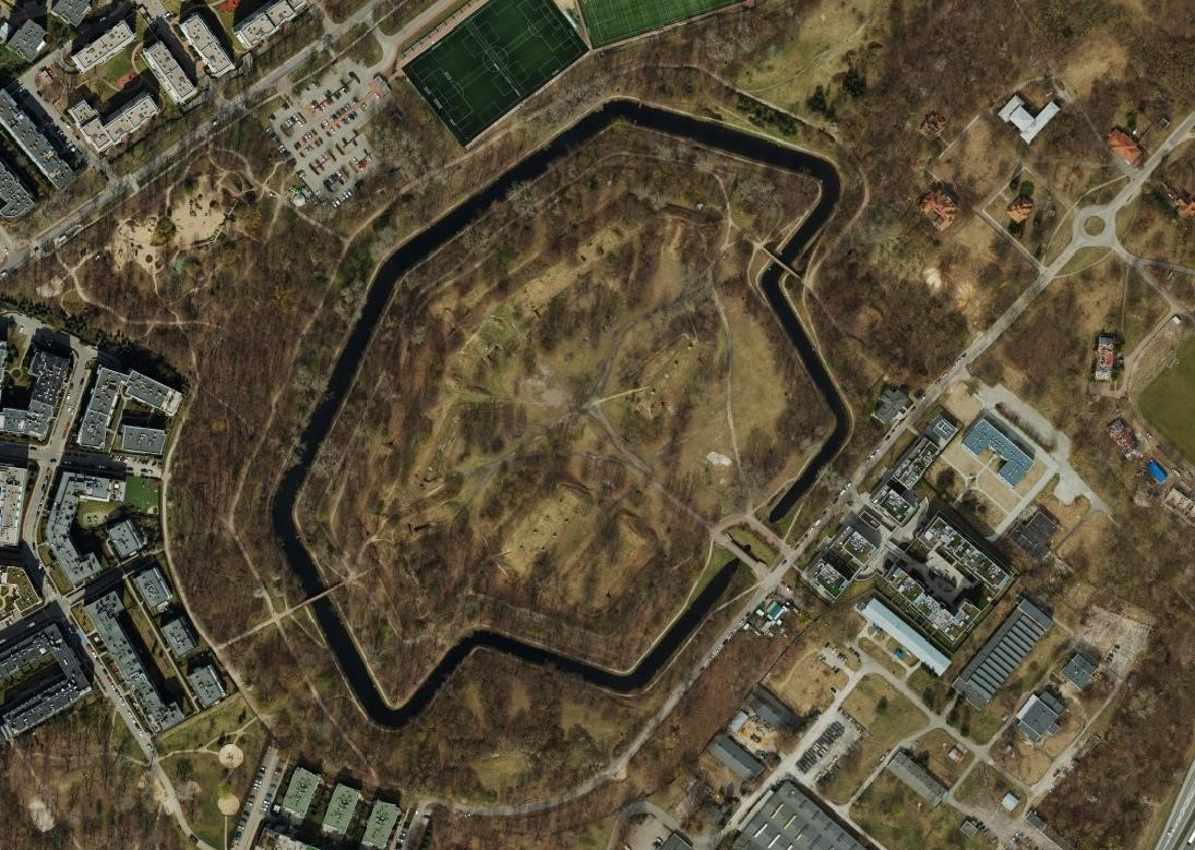 fort Bema widok z góry