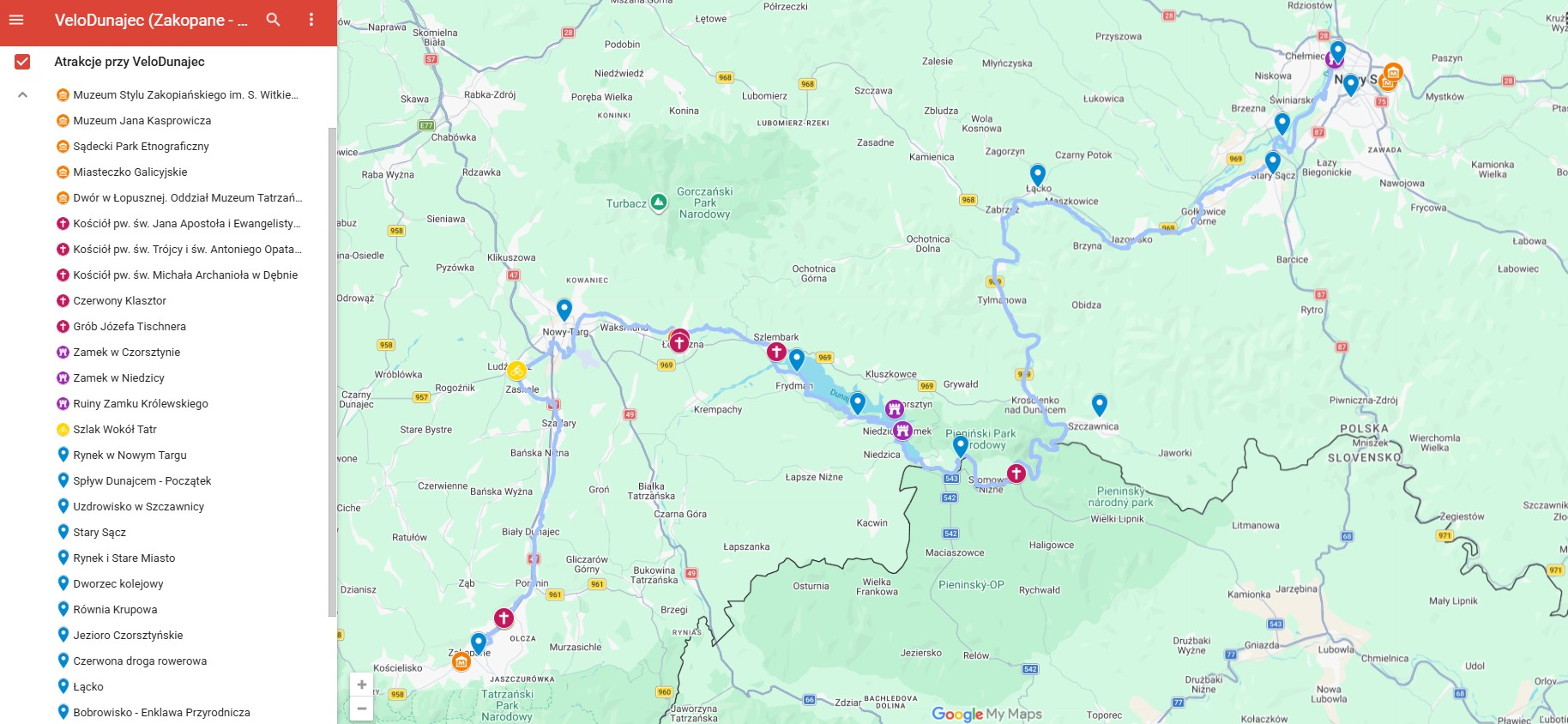 velo dunajec