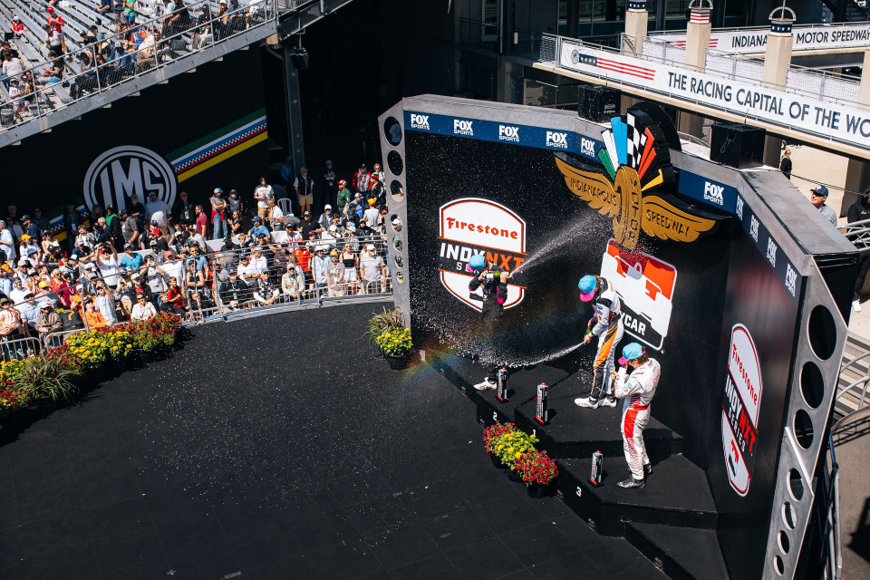 Indianapolis Motor Speedway выиграл поляк