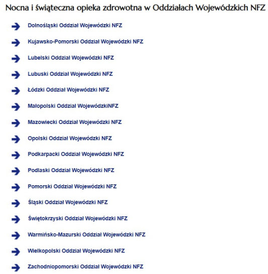NFZ pomoc swiateczna
