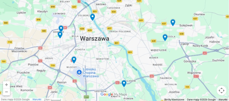 radary mapa