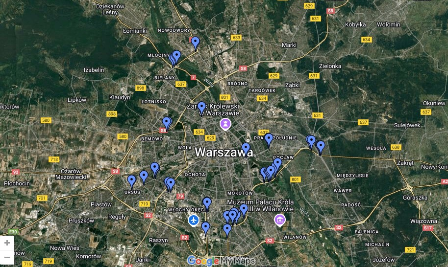 mapa graffitti