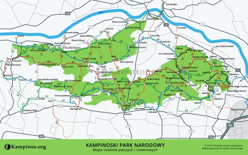 KPN mapa szlakow