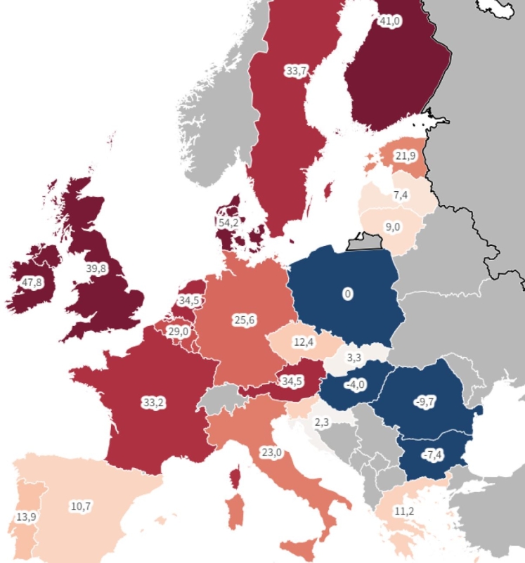 Mapa EUROSTAT