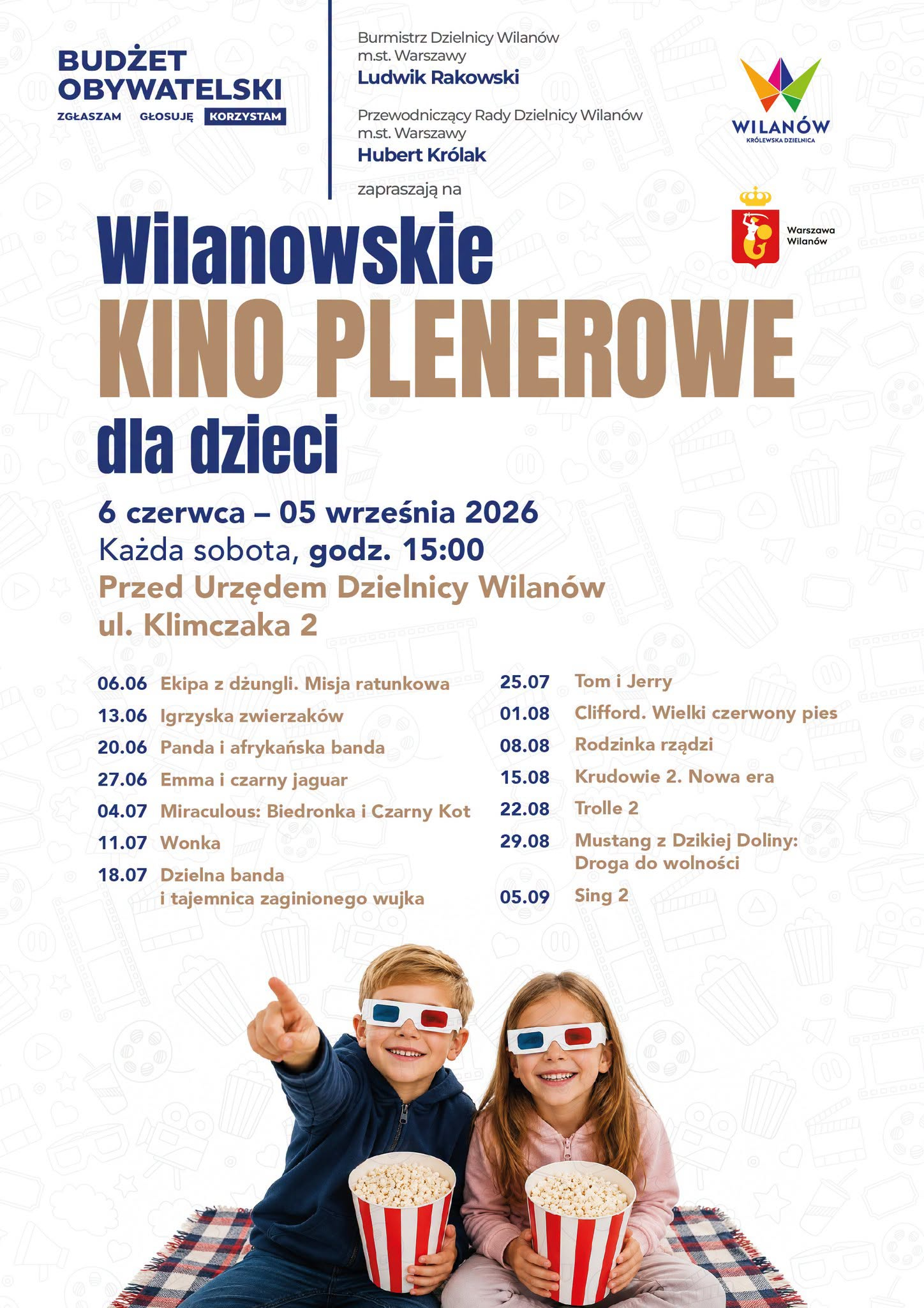 wilanow kino plenerowe