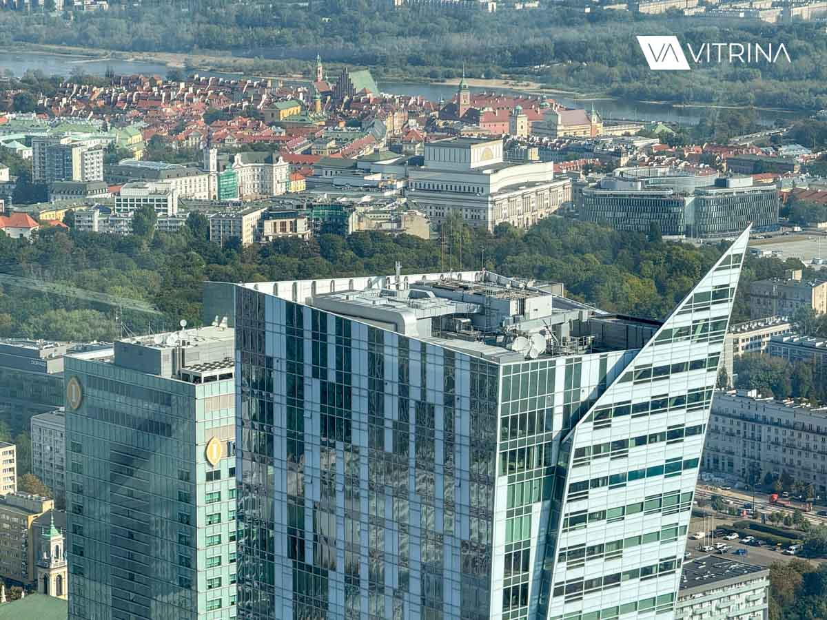 Обзорная площадка на небоскребе Варсо Тавер в Варшаве