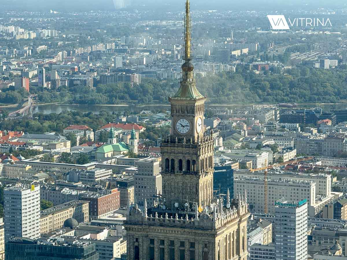 Обзорная площадка на небоскребе Варсо Тавер в Варшаве